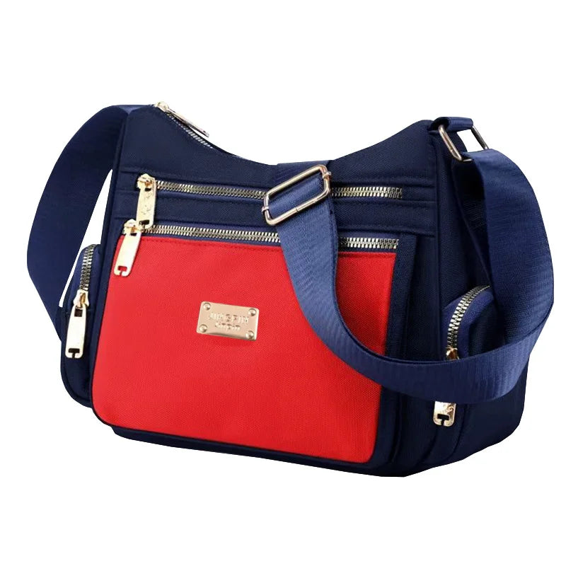 Women's Multi-Layer Zip Handbag