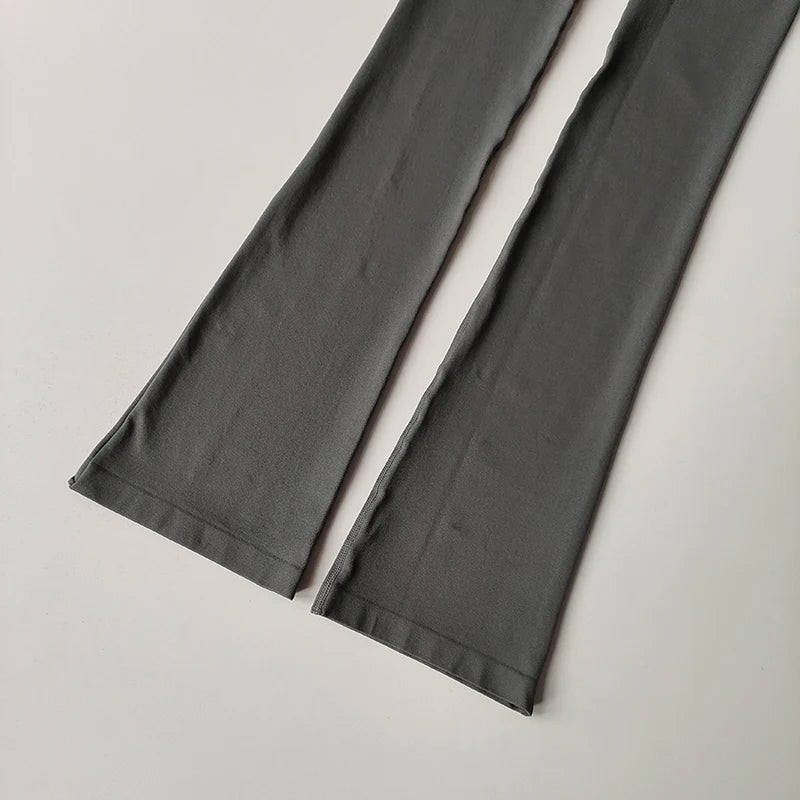 High-Waisted Flared Yoga Leggings