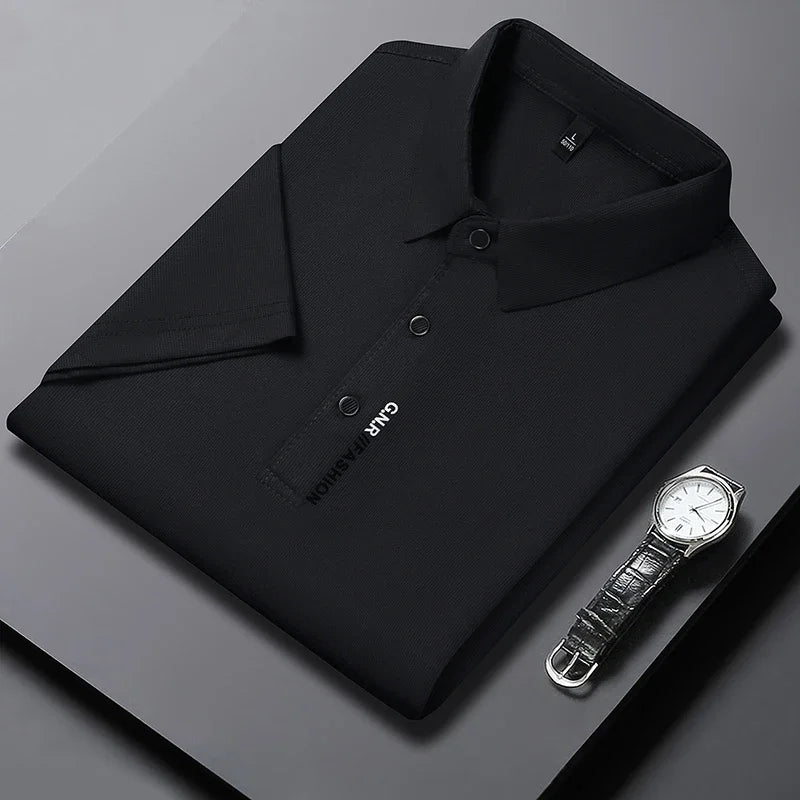 Men's Solid Color Polo Shirt