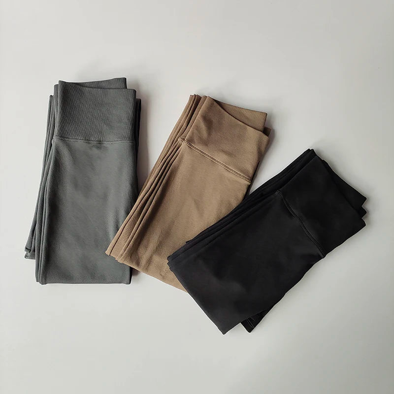 High-Waisted Flared Yoga Leggings