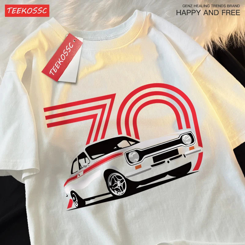 Vintage Old Car 70th Anniversary T-Shirt