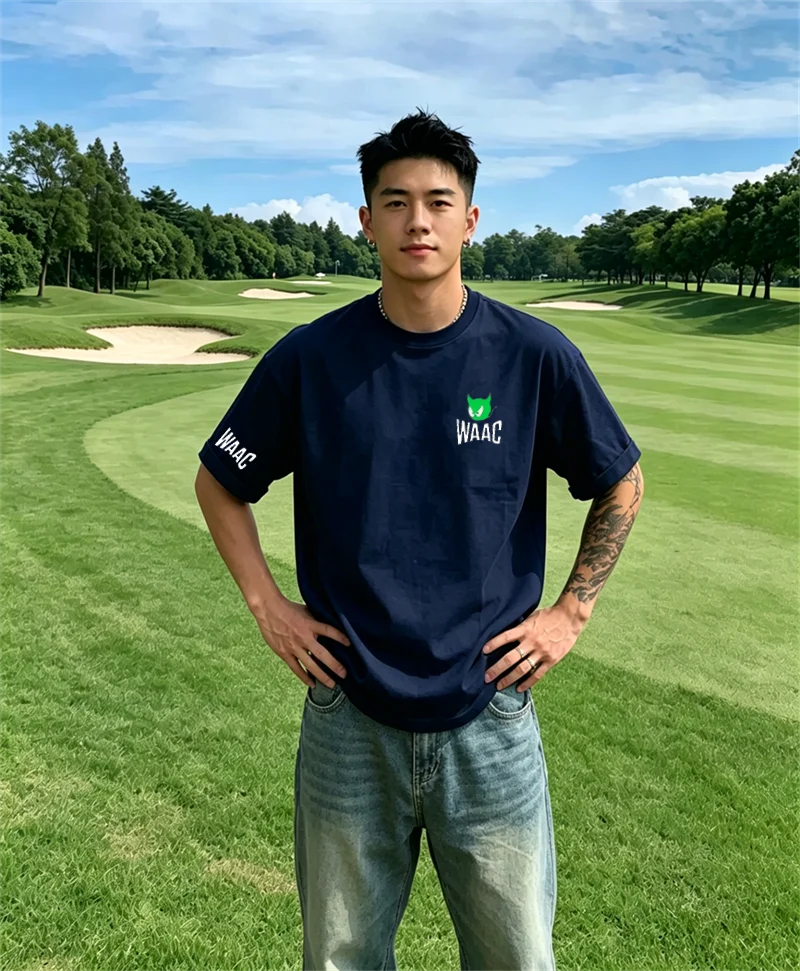 Men's Oversized Golf Graphic Tee