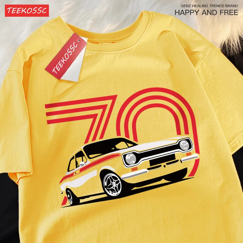 Vintage Old Car 70th Anniversary T-Shirt
