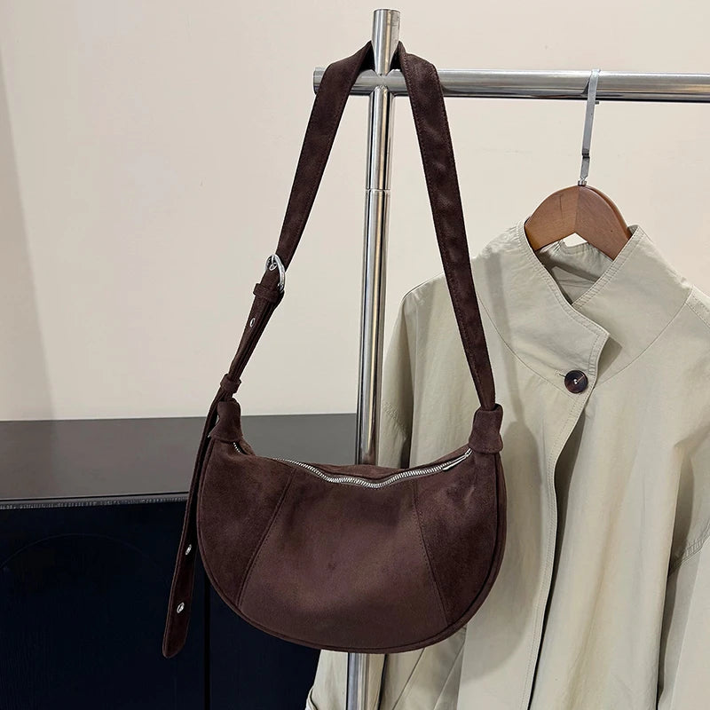 Women's Velvet Crossbody Shoulder Bag