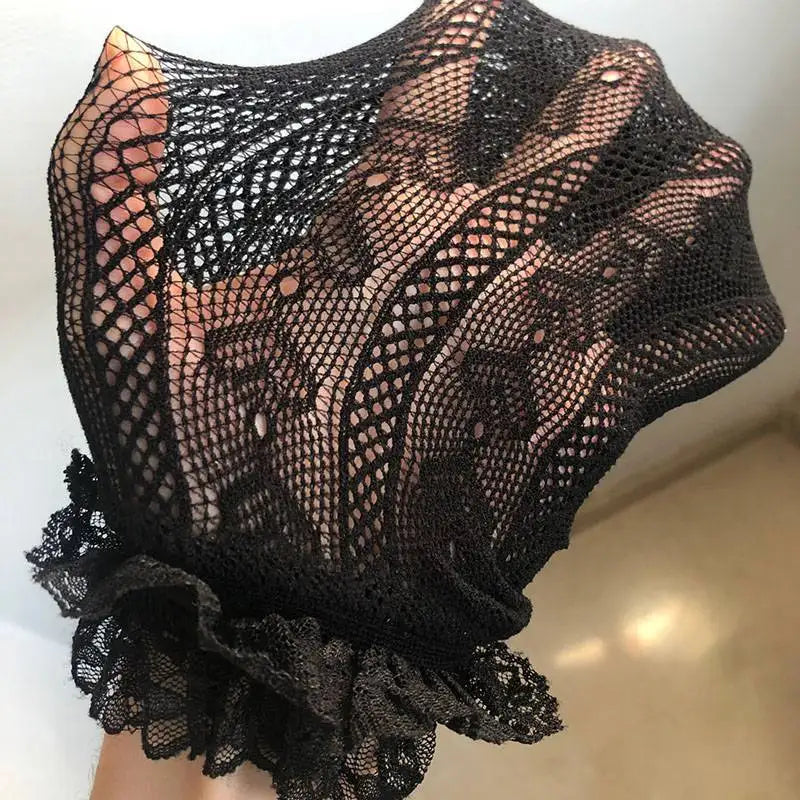 Thigh-High Lace Leg Warmers (2-Pack)