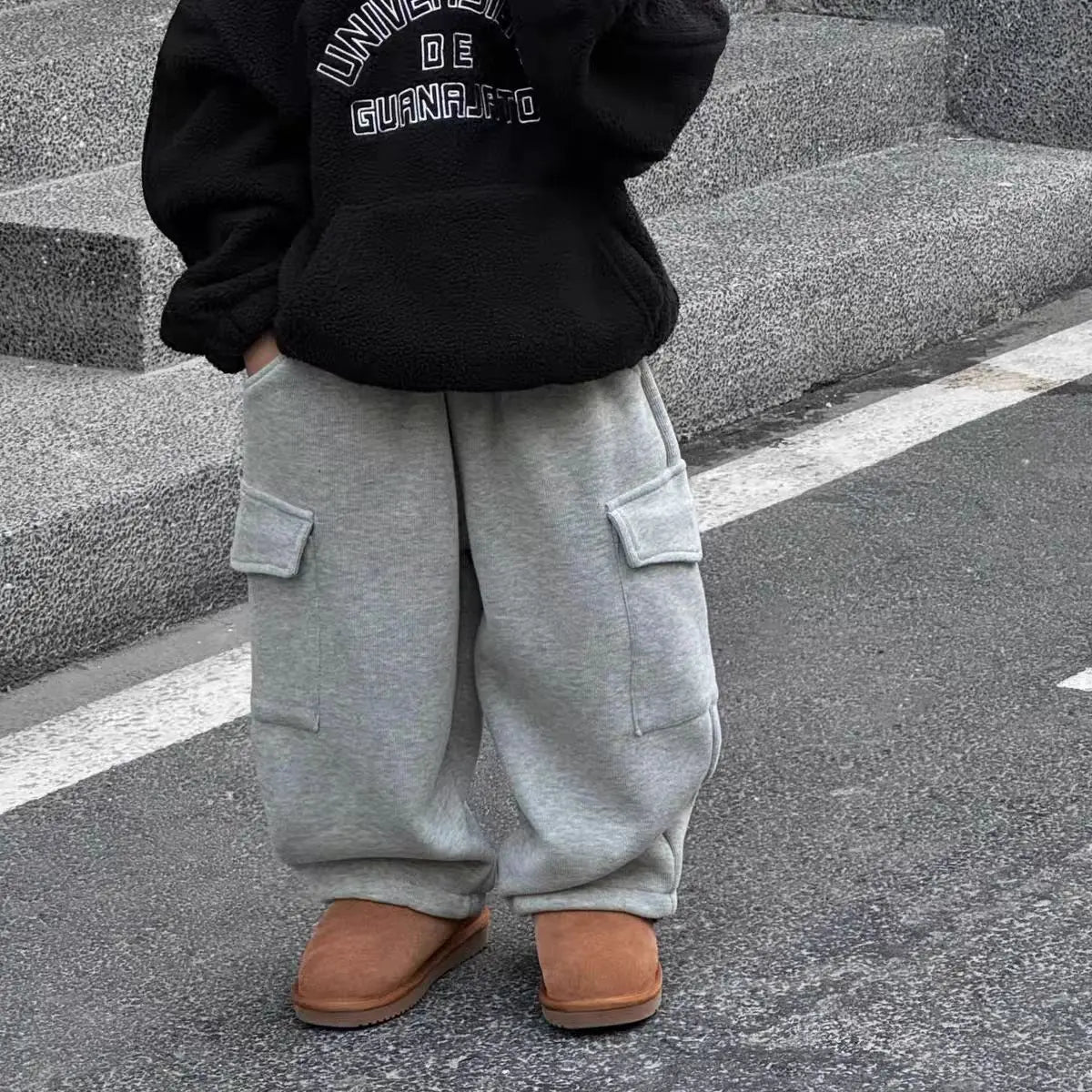 Kids' Winter Plush Warm Pants