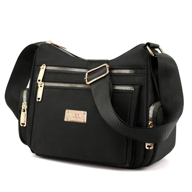 Women's Multi-Layer Zip Handbag