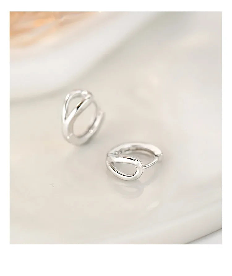 Women's 925 Sterling Silver Water Drop Earrings