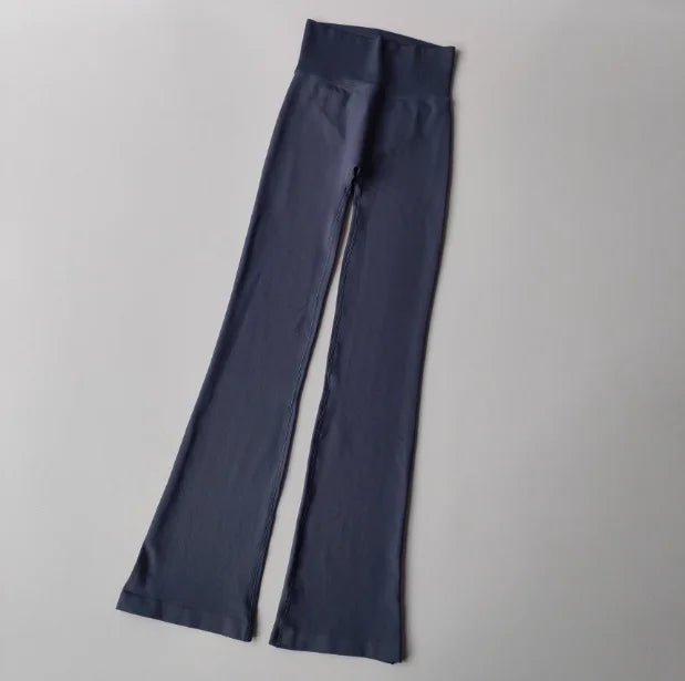 High-Waisted Flared Yoga Leggings
